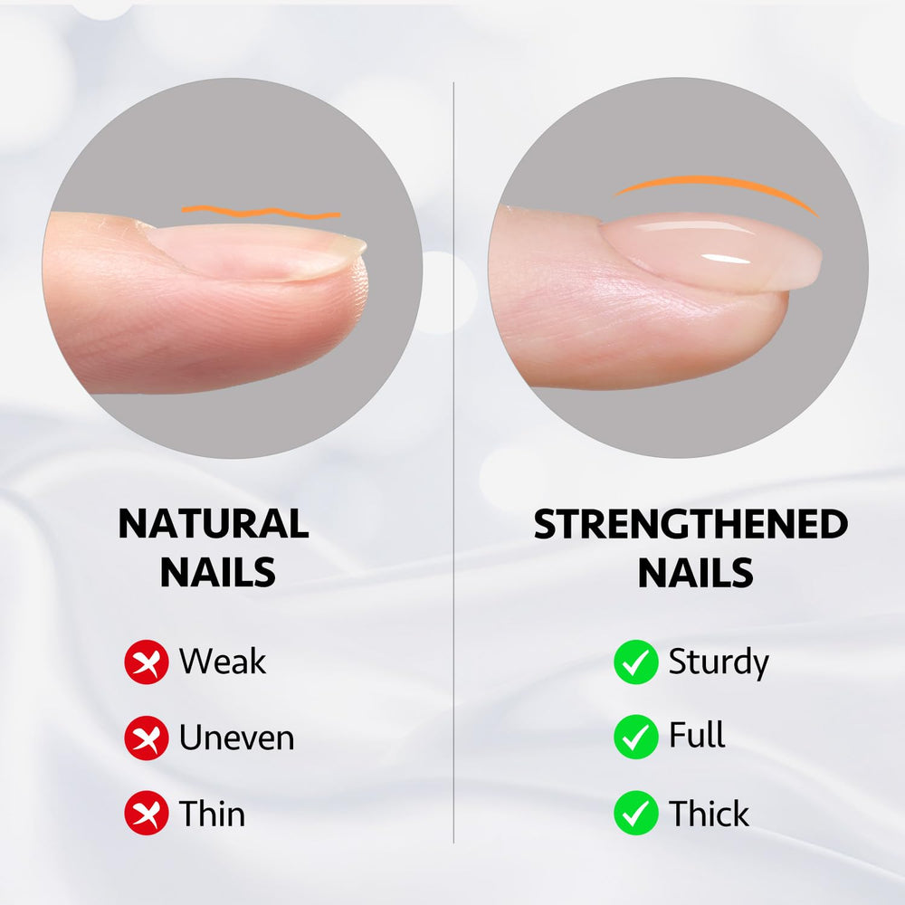 GAOY builder gel application brush stroke showing smooth self-leveling