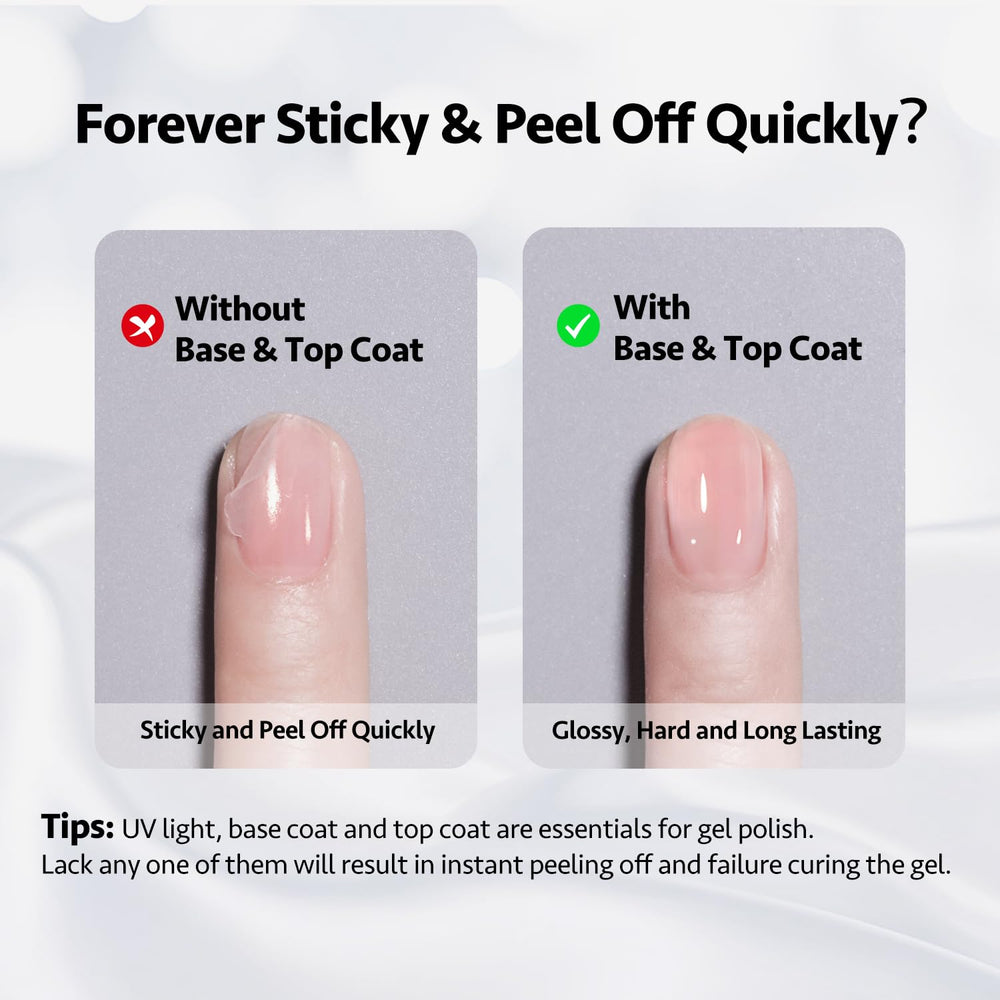 GAOY Builder Gel application on natural nails for length and strength