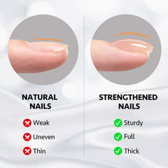 GAOY Builder Gel brush application showing smooth self-leveling nails
