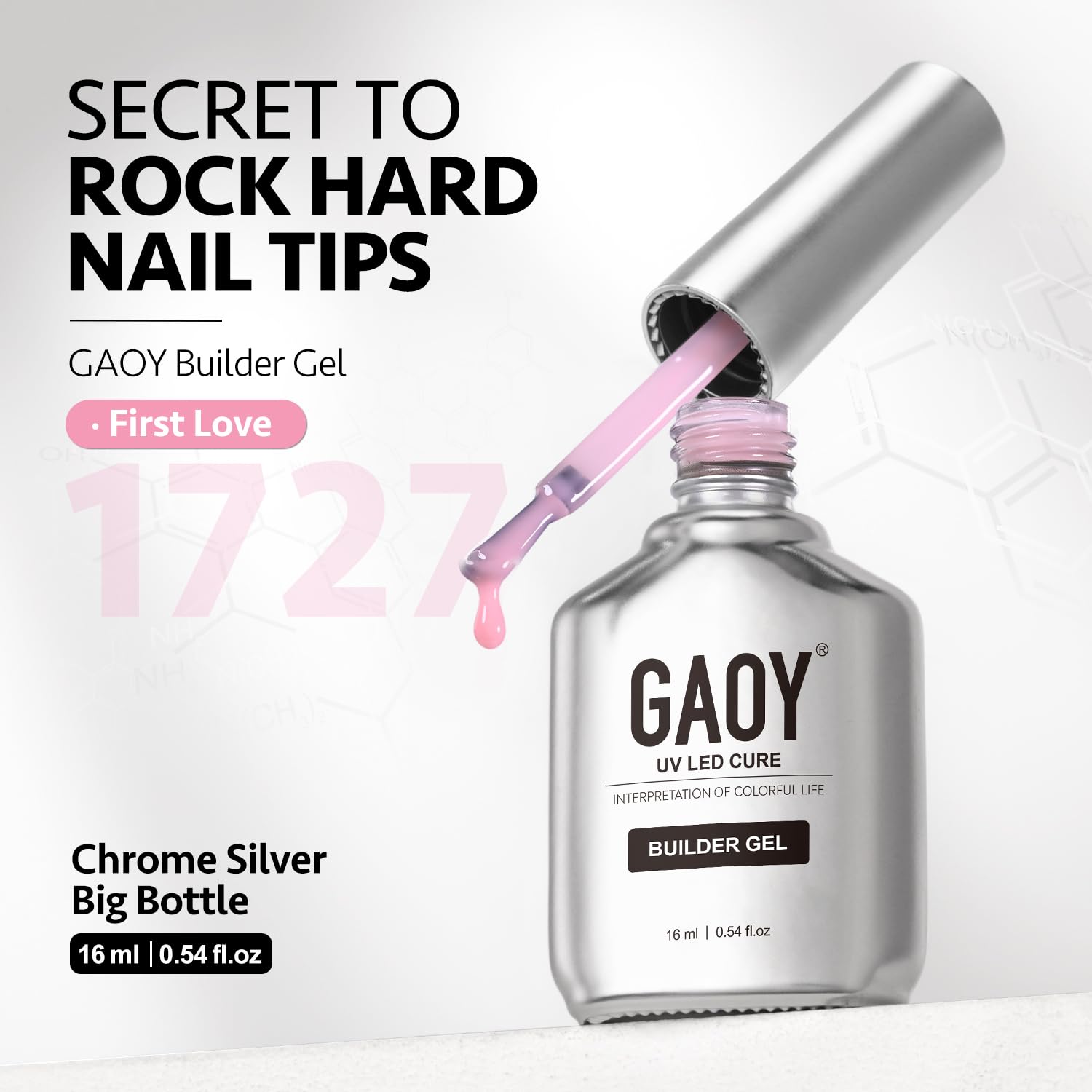 GAOY 16ml packaging of builder gel for home nail art.