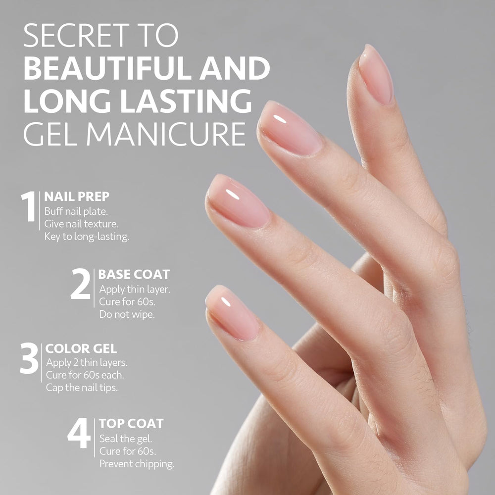 GAOY Builder Top Coat Gel offers lower odor with SGS certified ingredients.