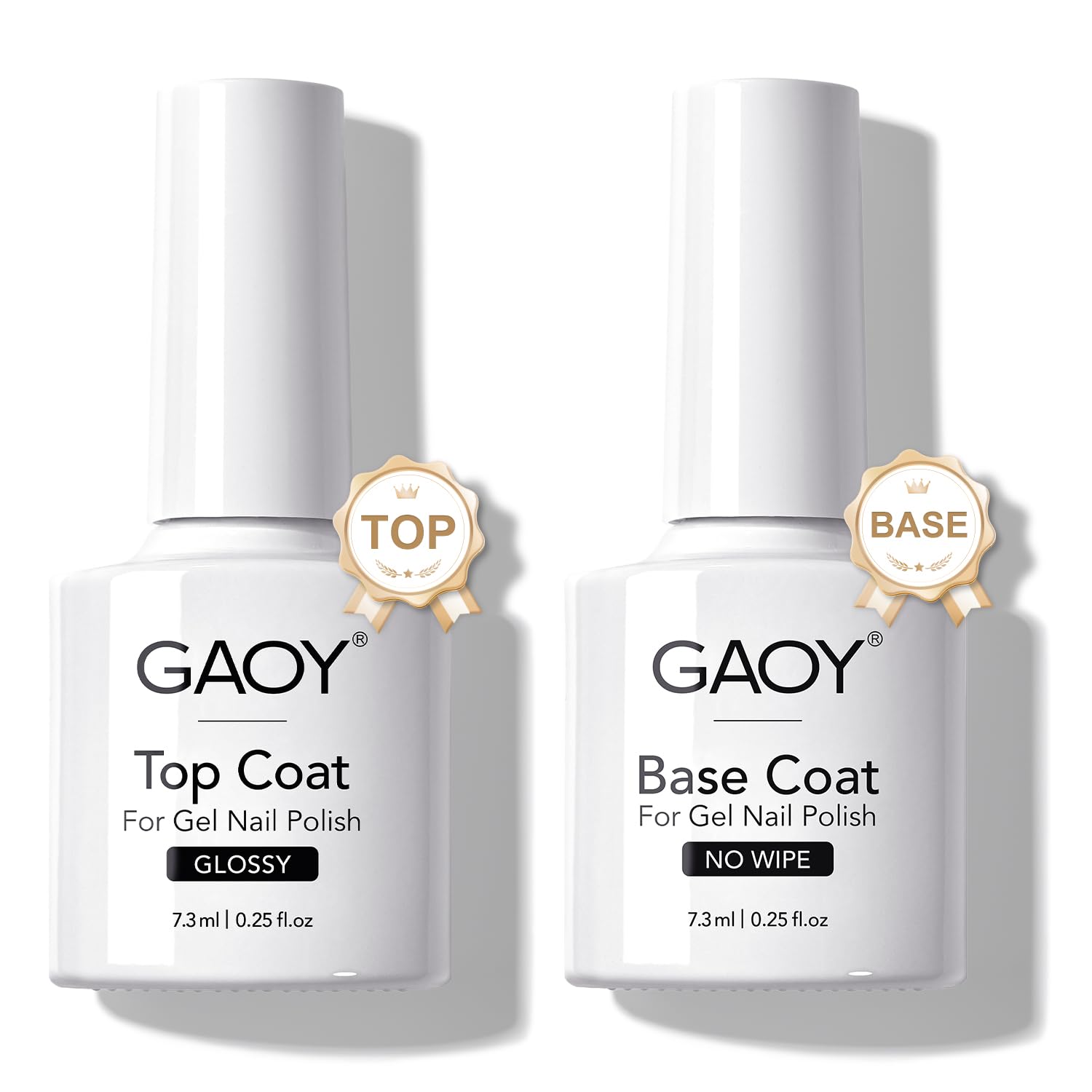 GAOY capa-base brillo cristal, ideal para manicura en casa