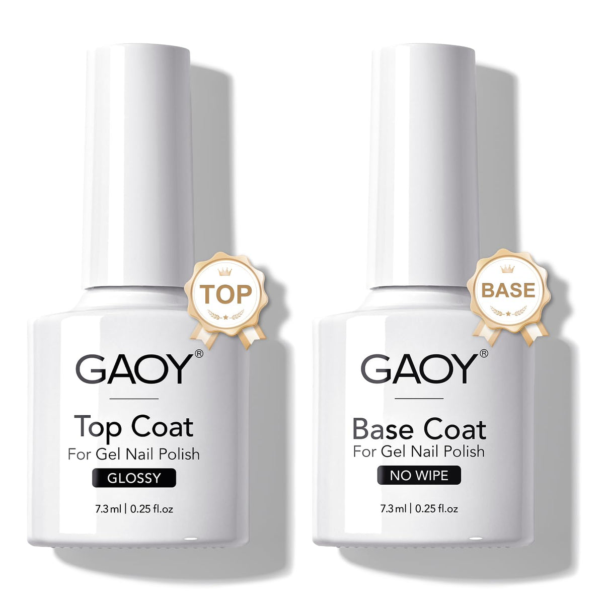 GAOY capa-base brillo cristal, ideal para manicura en casa