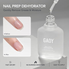 GAOY capa-base gel, base sólida para un color duradero y brillo.