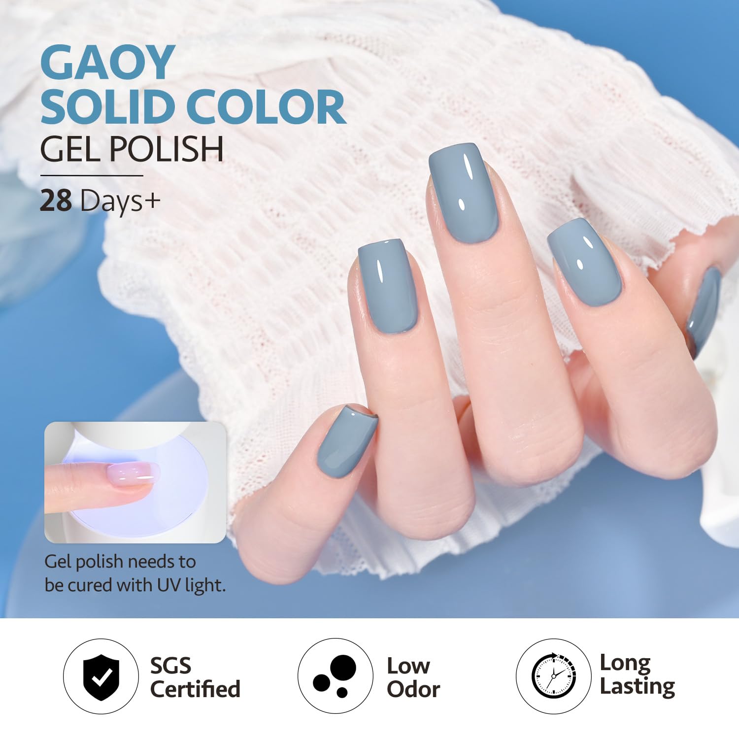 GAOY capa superior brillo para acabado reluciente