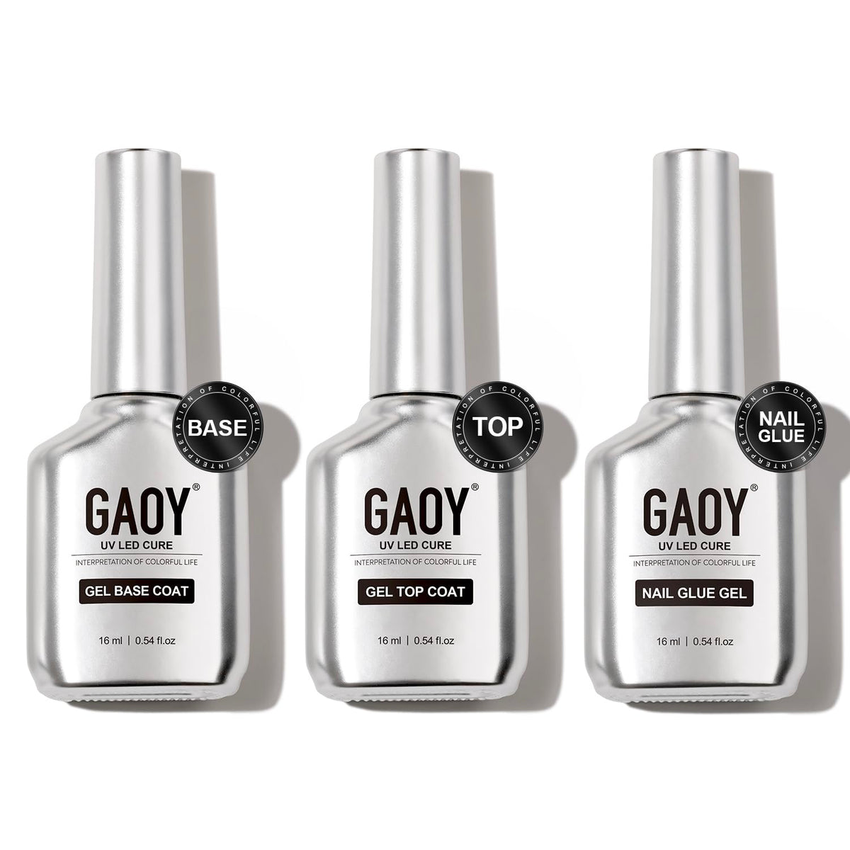 GAOY Capa superior gel con brillo cristalino para un acabado duradero