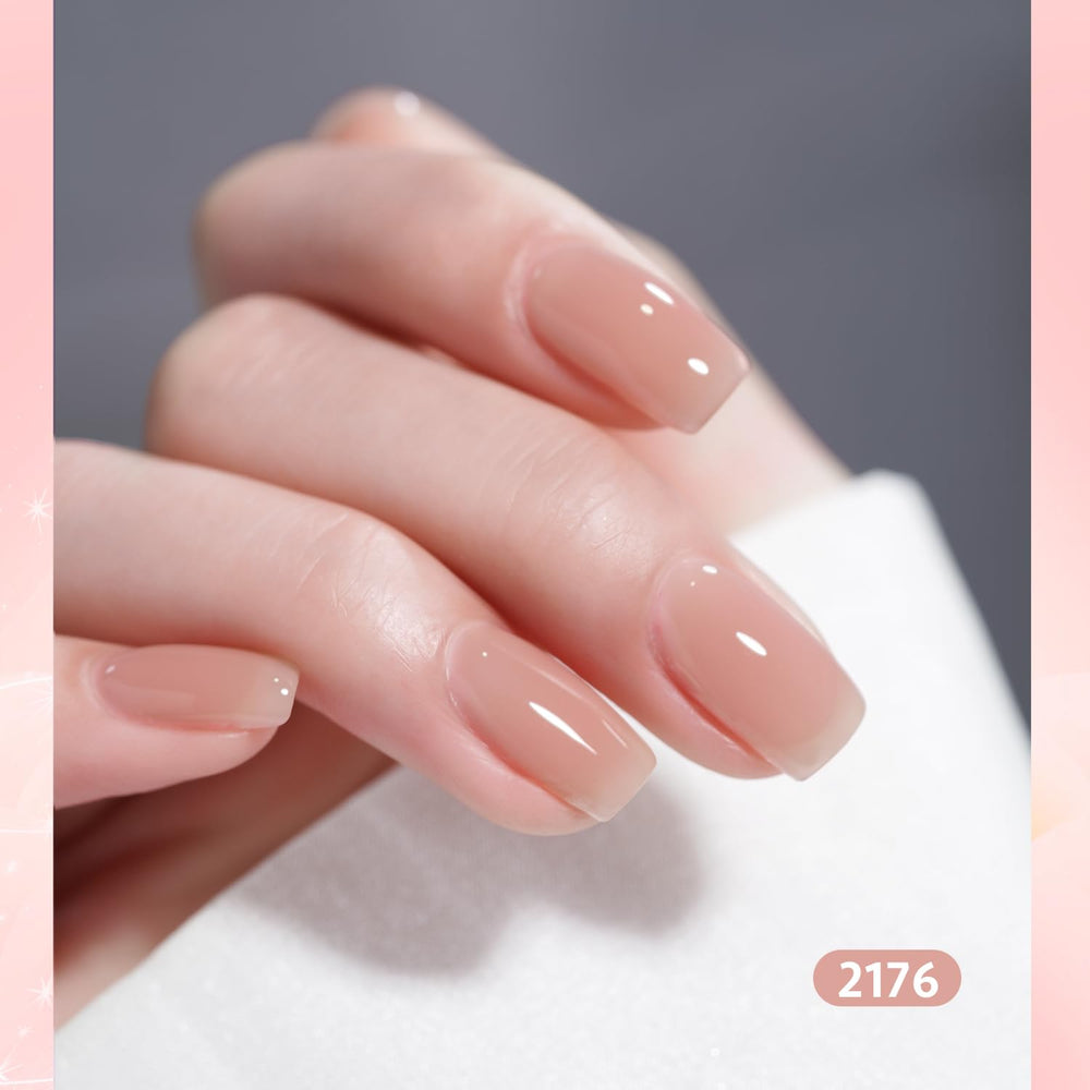 GAOY Capa superior gel con acabado translúcido para uñas más brillantes.