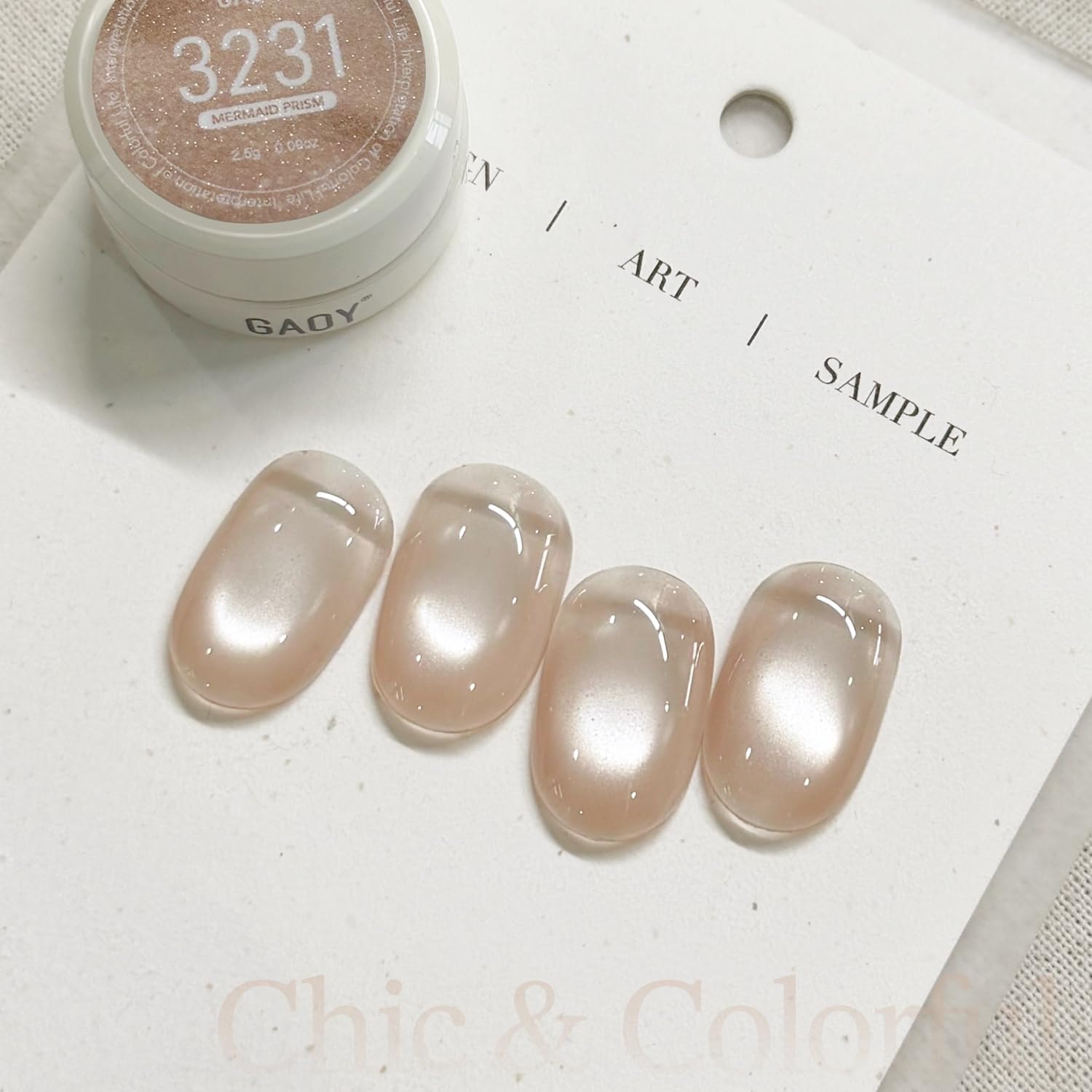 GAOY Cat Eye Magnet included to create shimmering designs