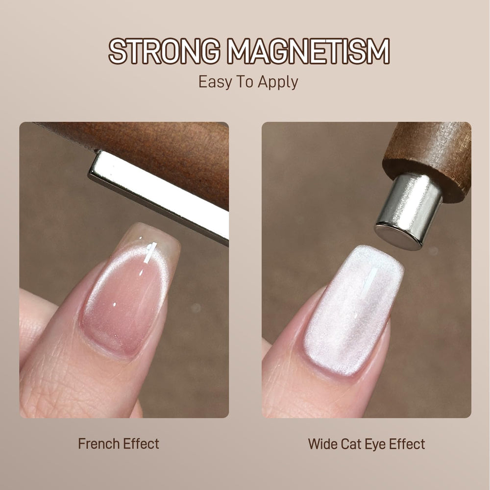 GAOY cat eye magnet with rectangular head for wide cat eye streaks and ripples.