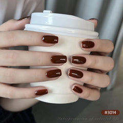 GAOY chocolate gel polish bottle offering rich color for chic looks.