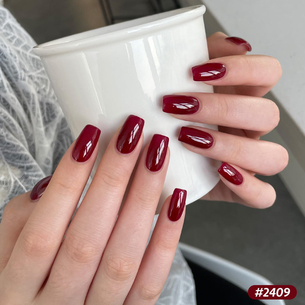 GAOY Colección Bayas, tono magenta vibrante ideal para manicura creativa.