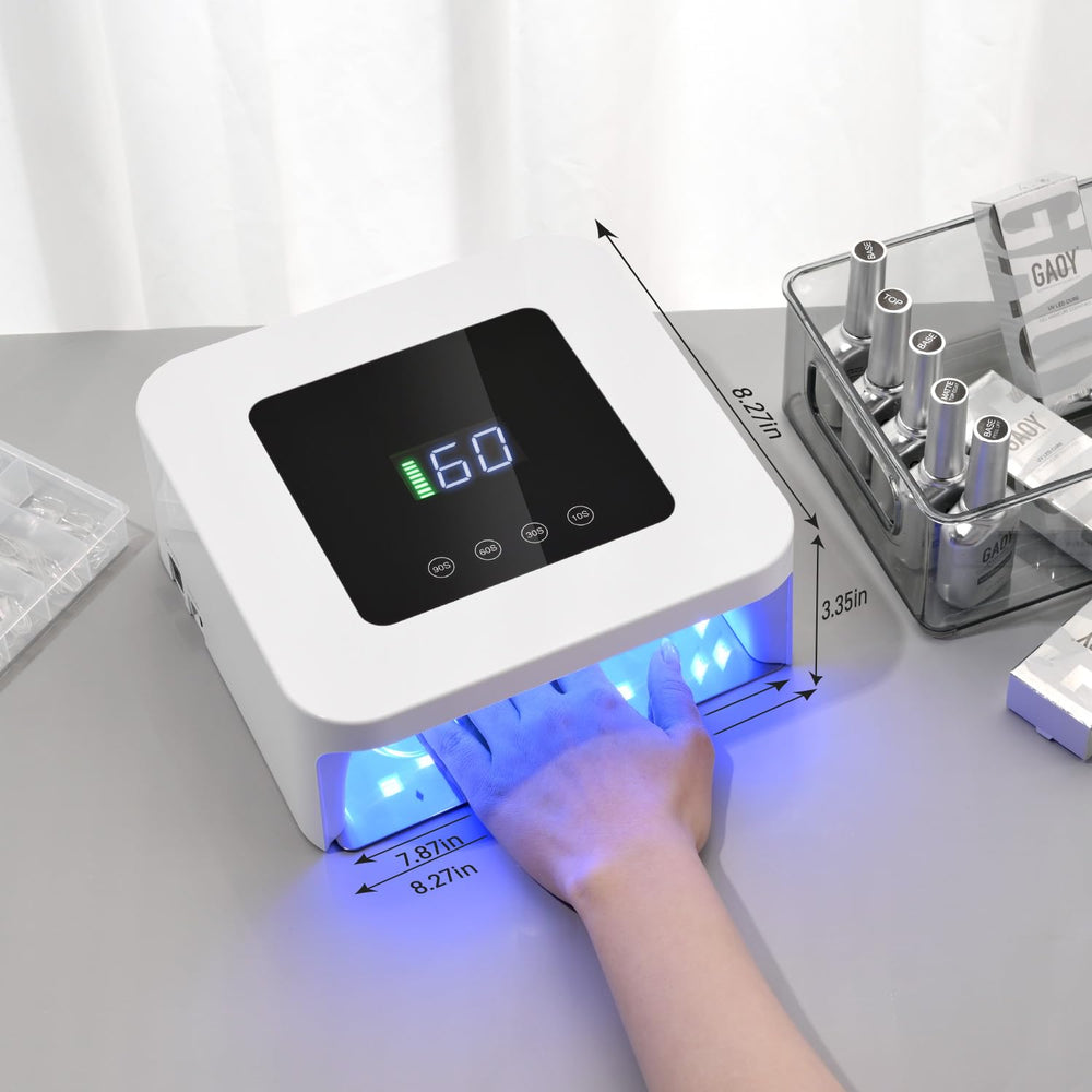 GAOY rechargeable battery enables cordless, portable manicures.