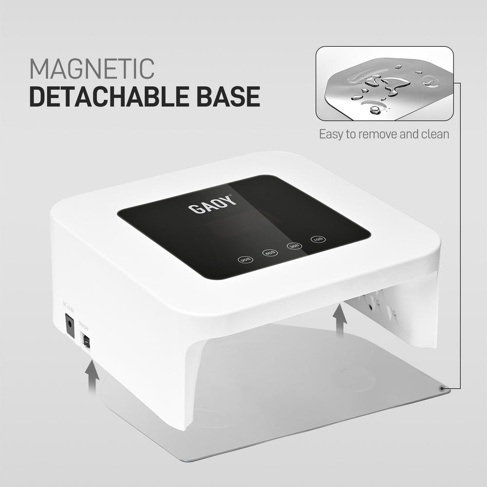 GAOY sensitive mode reduces power for delicate nail sessions.
