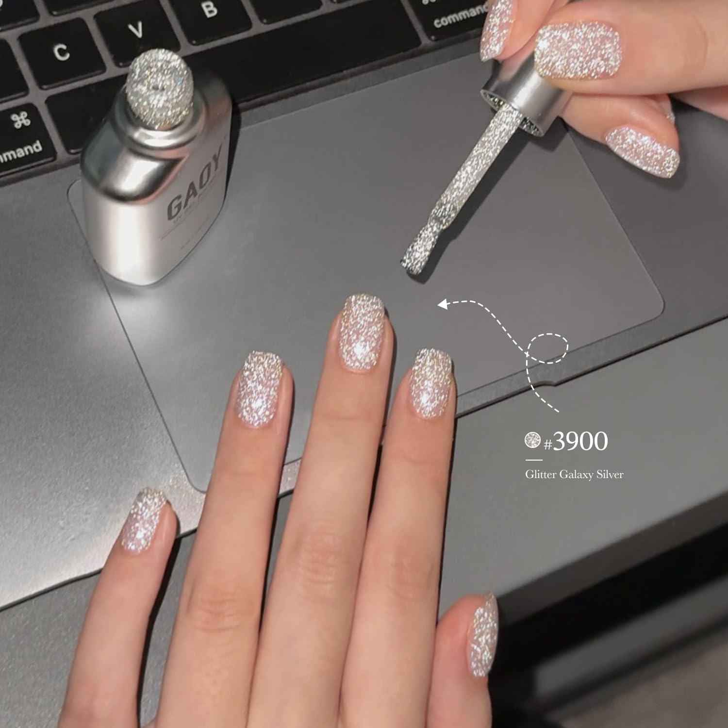 GAOY Curado UV 60 segundos para fijar el gel en uñas