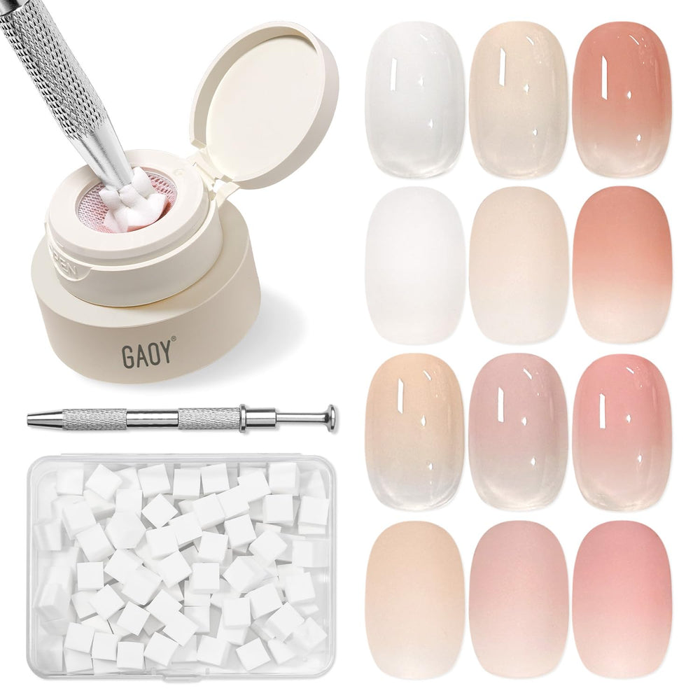 GAOY Cushion Ombre Kit Presentación para crear ombré en uñas en casa