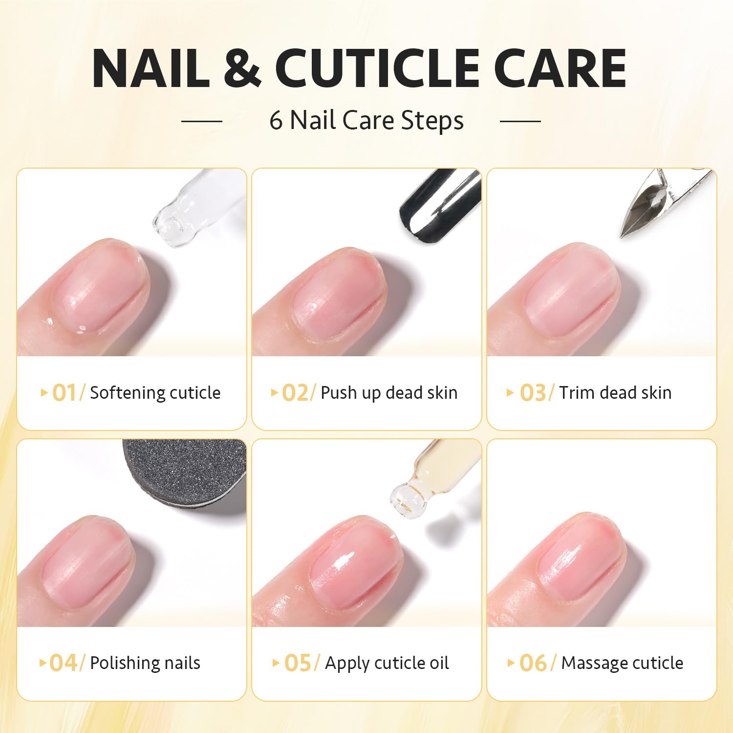 GAOY Cuticle Oil close-up showing texture to soften dry cuticles.