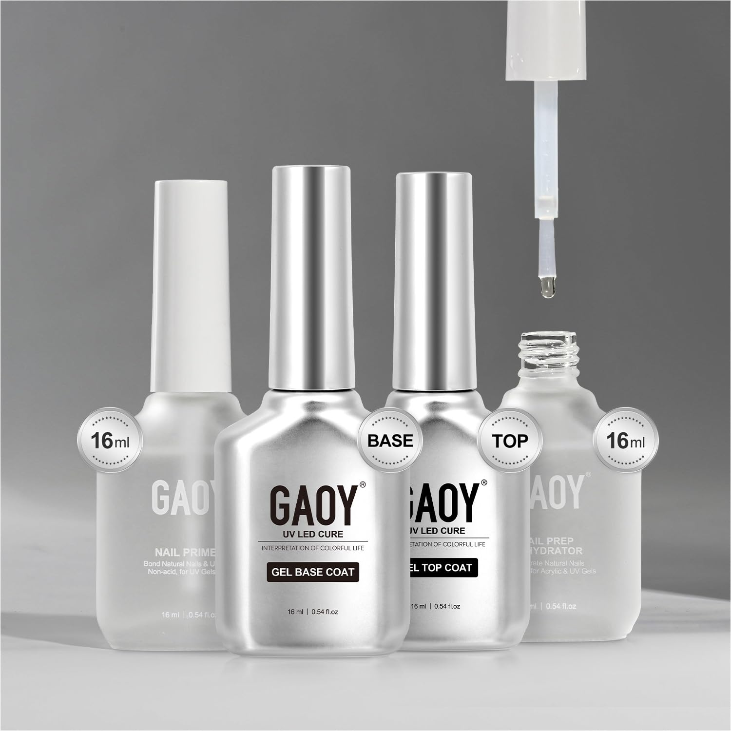 GAOY deshidratante-primer para uñas, mejora la adherencia para un acabado duradero.