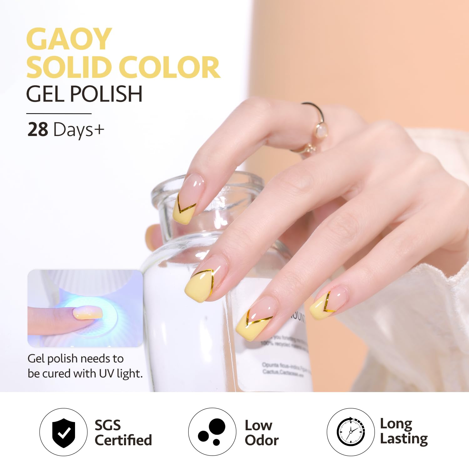 GAOY DIY nail art setup for spring and summer looks.