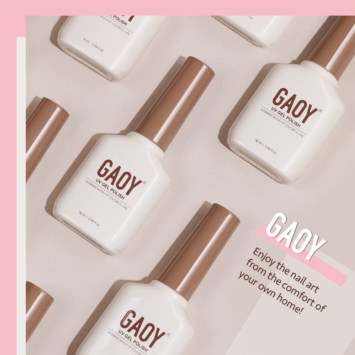 GAOY easy-at-home nail art experience with flexible color layering.