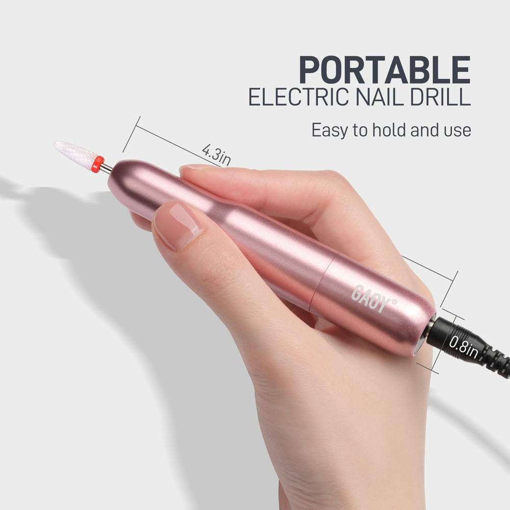GAOY adjustable speed and reverse rotation suit different nail tasks.