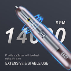 GAOY portable aluminum body keeps your manicure setup lightweight and travel-friendly.