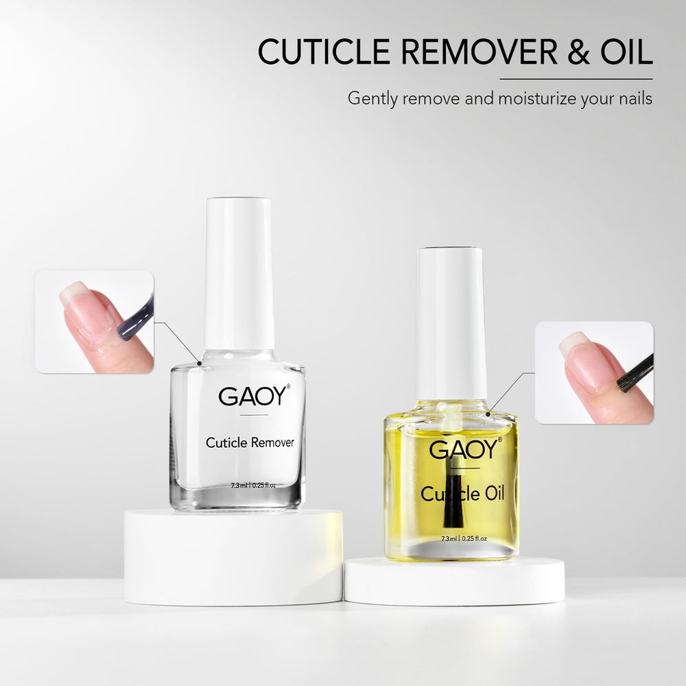 Empujador de cuticulas GAOY para suavizar y preparar uñas