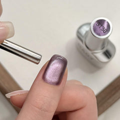 GAOY Esmalte Gel Efecto Ojo de Gato Magnet Violeta 3138, patrón único con imán