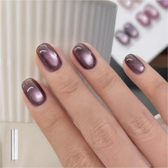 GAOY Esmalte Gel con Efecto Ojo de Gato Violeta 3138, brillo deslumbrante para uñas