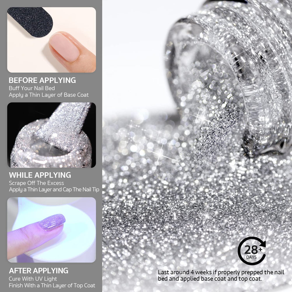 GAOY es esmalte gel juego de 6 colores para manicura casera.