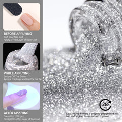 GAOY es esmalte gel juego de 6 colores para manicura casera.