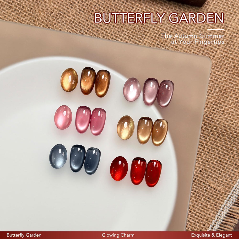 GAOY esmalte gel ojo-gato rosa, acabado translúcido ideal para arte de uñas elegante.