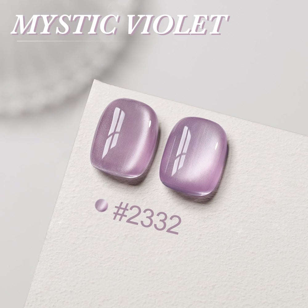 GAOY Esmalte gel ojo de gato morado con imán para patrones únicos.