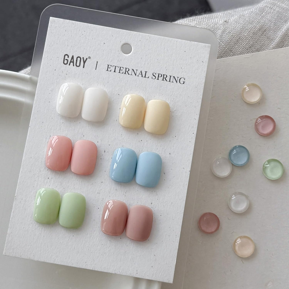 GAOY esmalte gel verde de primavera con brillo duradero.