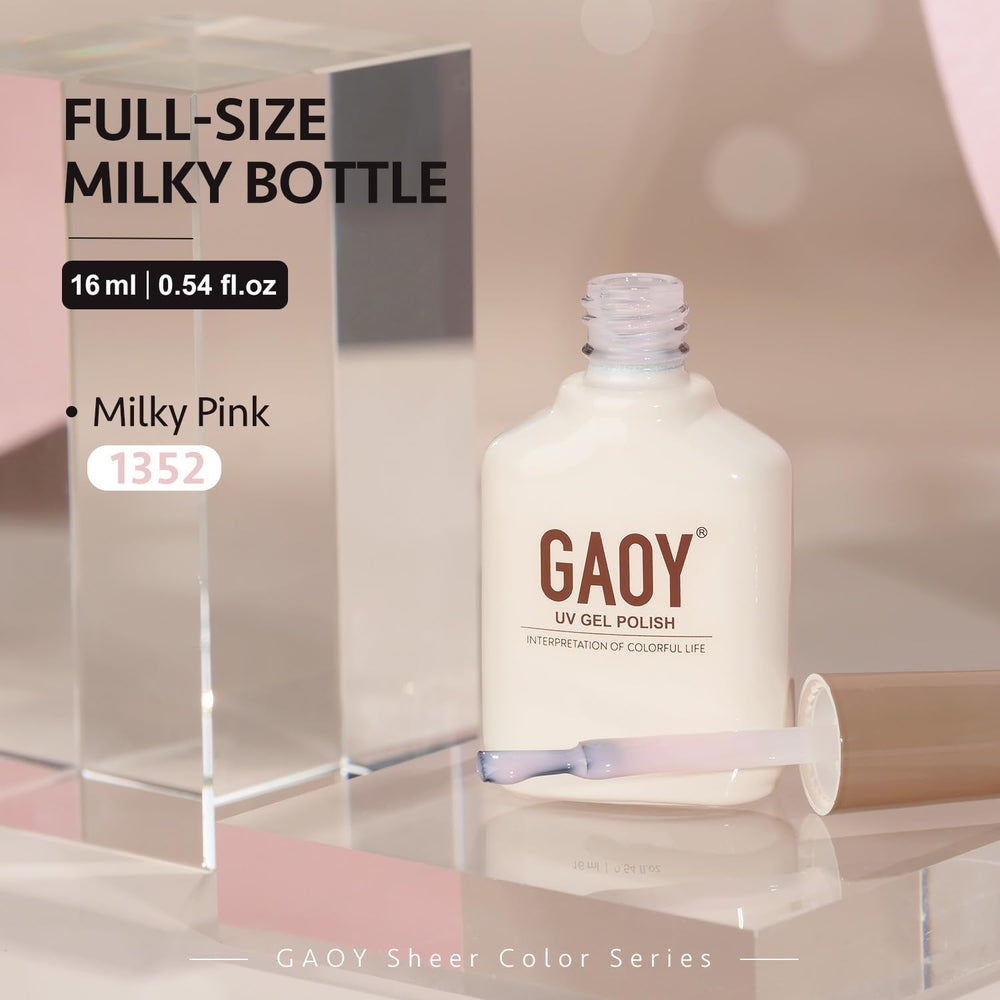 GAOY Arte de uñas con gel translúcido para crear looks personalizados