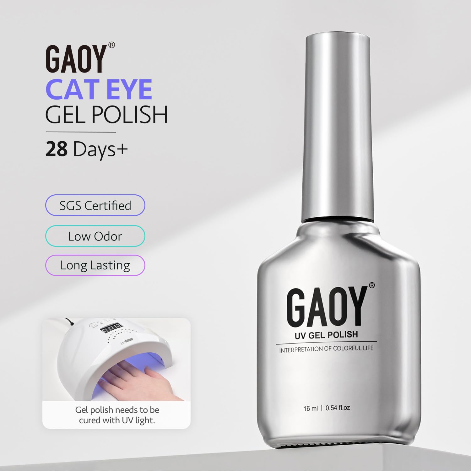 GAOY Fórmula sin toxinas, SGS certificado para una experiencia segura.