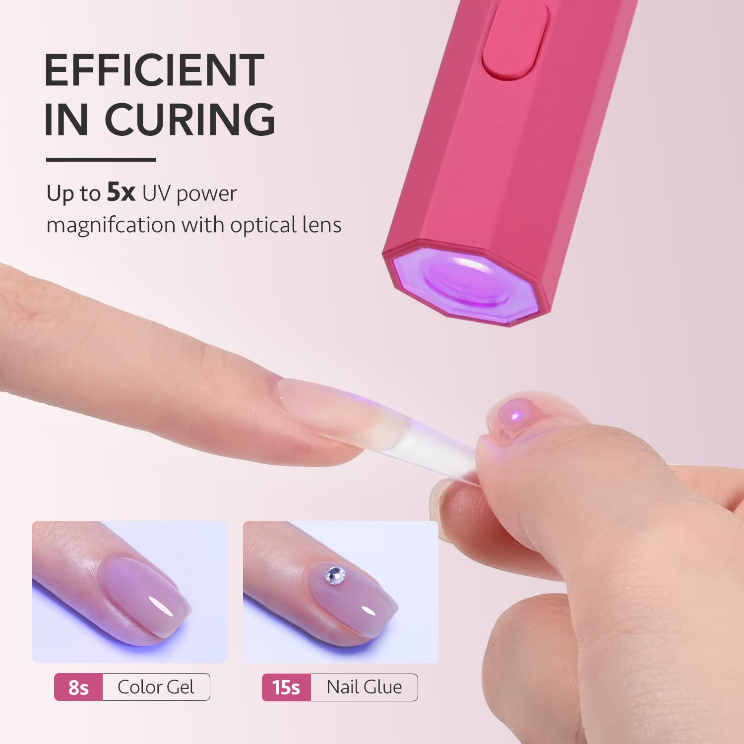 GAOY fast cure 8s and 12s for gel polish and top coats