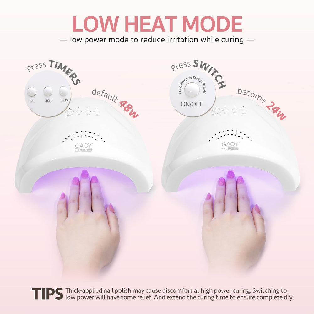 GAOY lamp durable housing and compact footprint ideal for studios and salons.