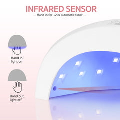 GAOY lamp LED beads close-up reveal uniform UV exposure for consistent curing.