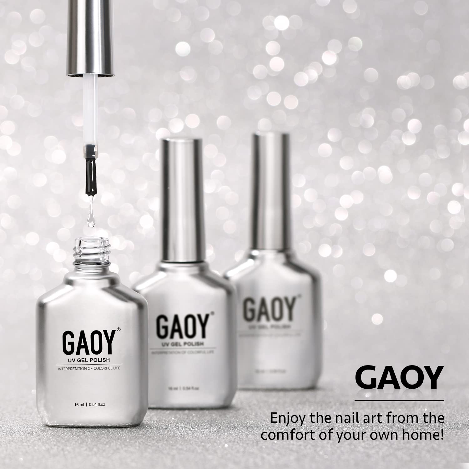 GAOY Base Coat provides up to four weeks of wear with proper prep.