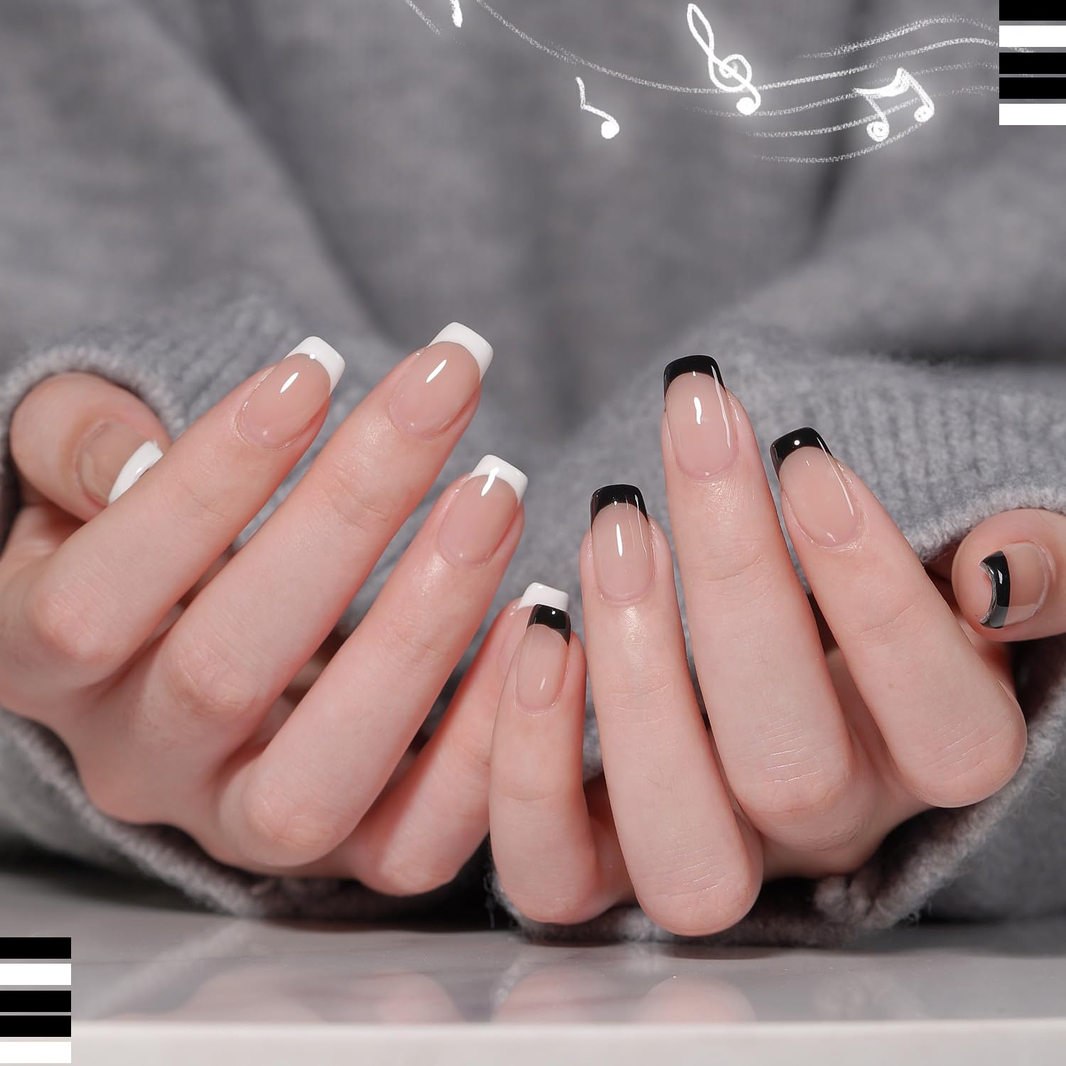 GAOY gel nail polish black 16ml bottle for classic finish at home
