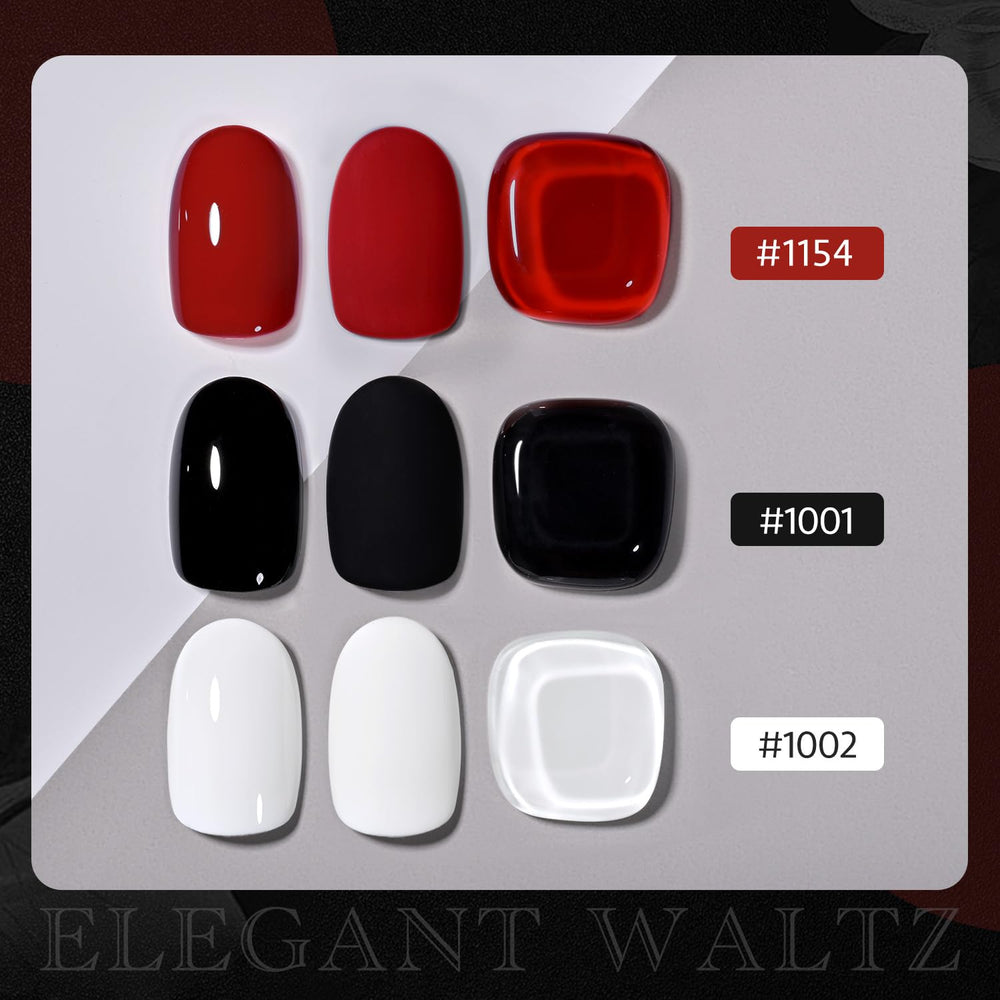 GAOY gel nail polish red 16ml bottle for bold home manicure