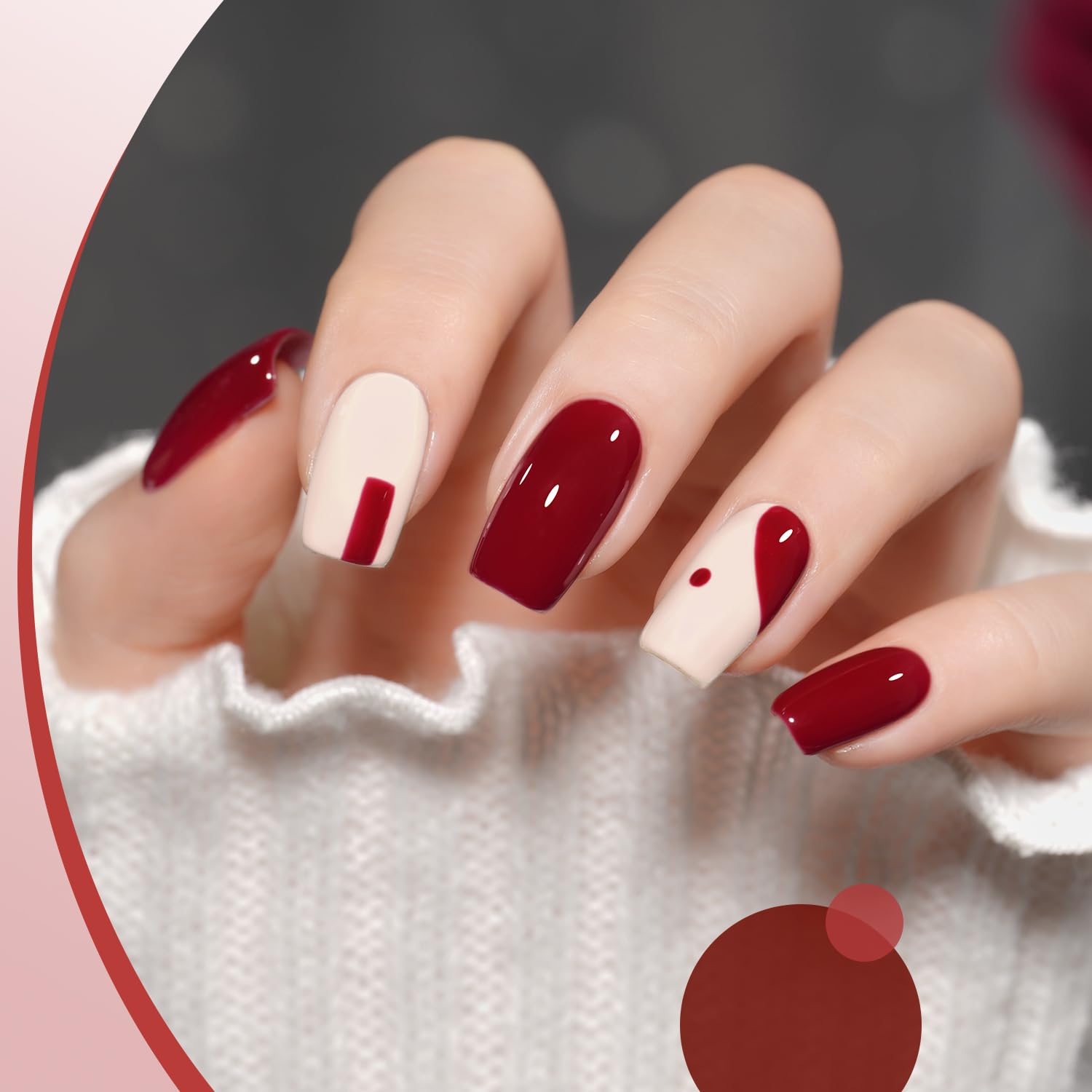 GAOY gel polish swatch displaying color depth and smooth gel texture