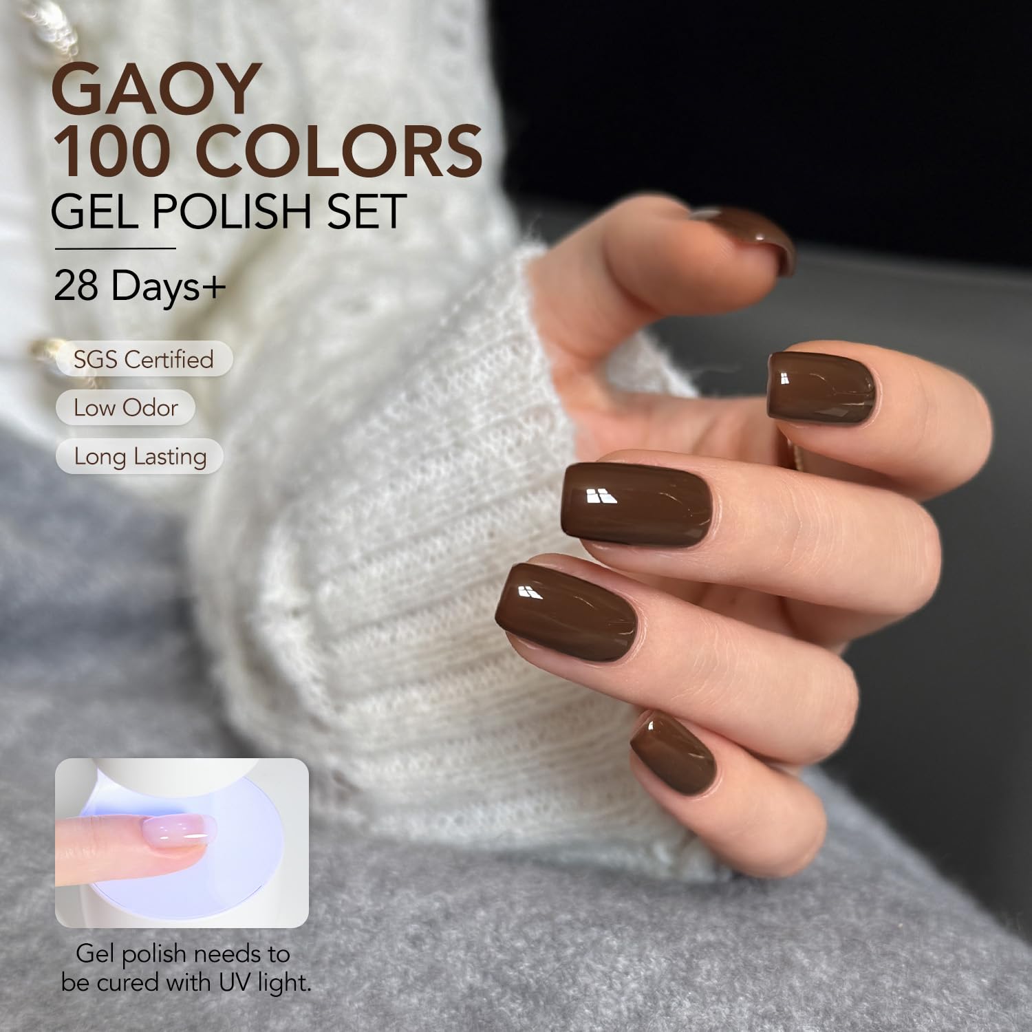 GAOY gift-ready nail polish kit for creative at-home manicures