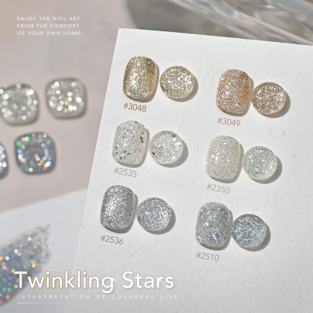 GAOY glitter gel polish set at-home manicure setup suggests easy, mess-free nail art.