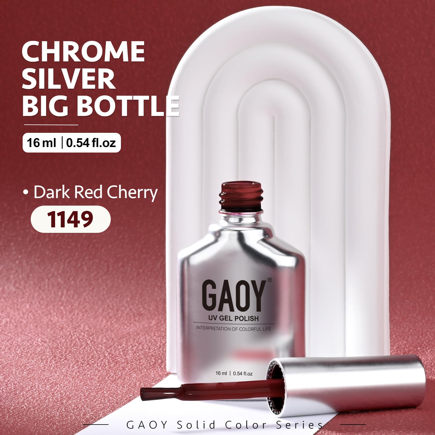 GAOY long-lasting glossy top coat finish after color gel