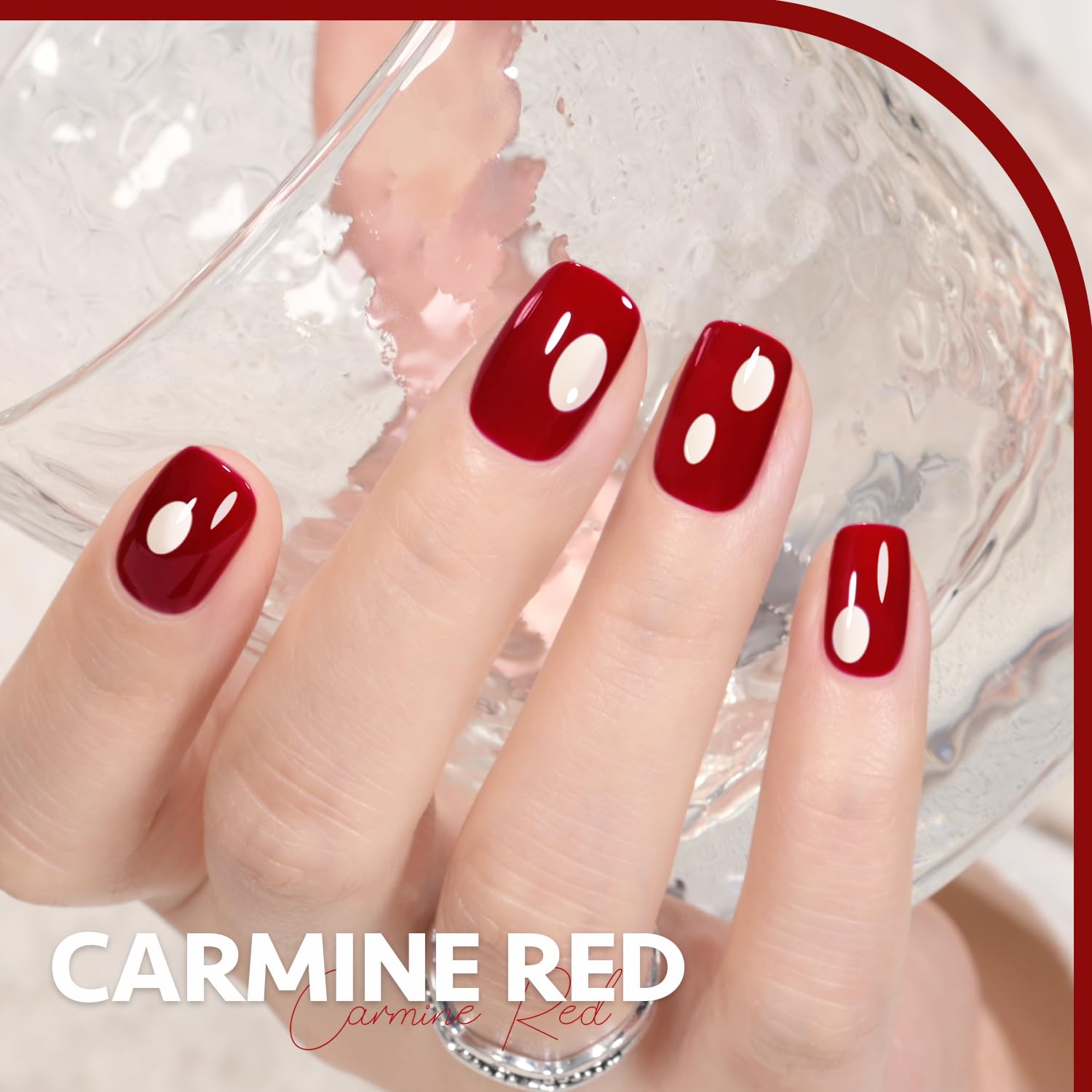 GAOY glossy top coat application for lasting shine