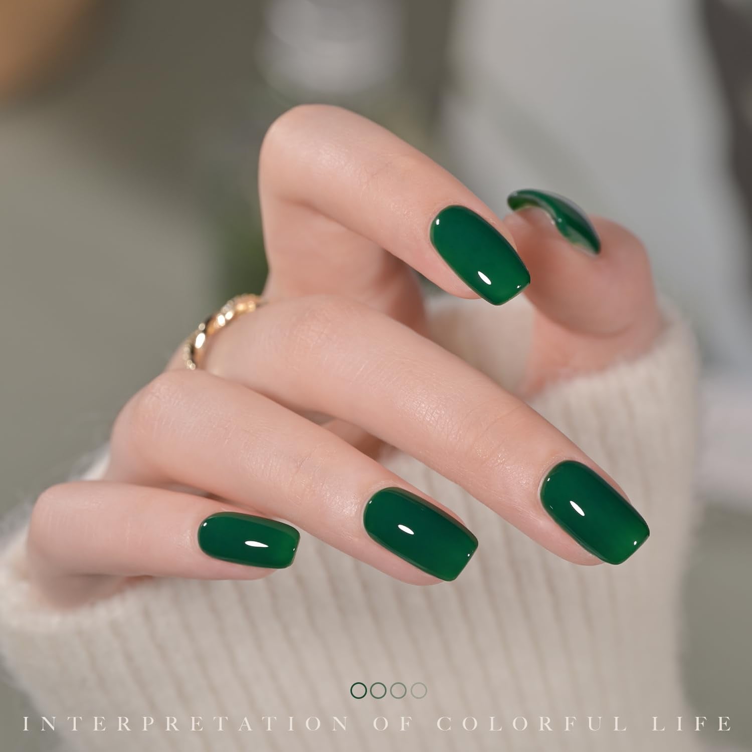 GAOY gel polish close-up shows rich pigment for clean, precise coverage.