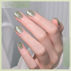GAOY gel polish with holographic glitter finish for vibrant color depth
