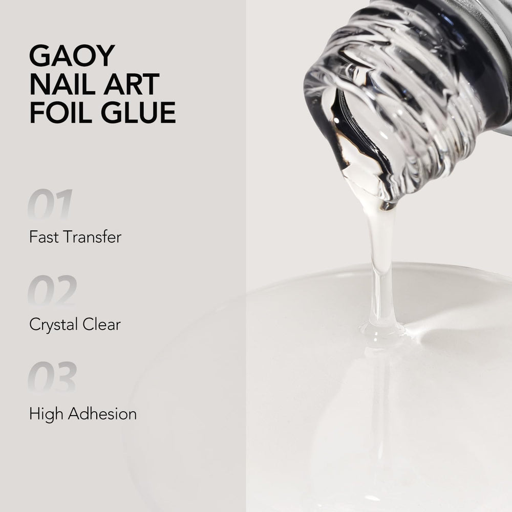 GAOY high-adhesion glue prevents peeling on intricate foil patterns.