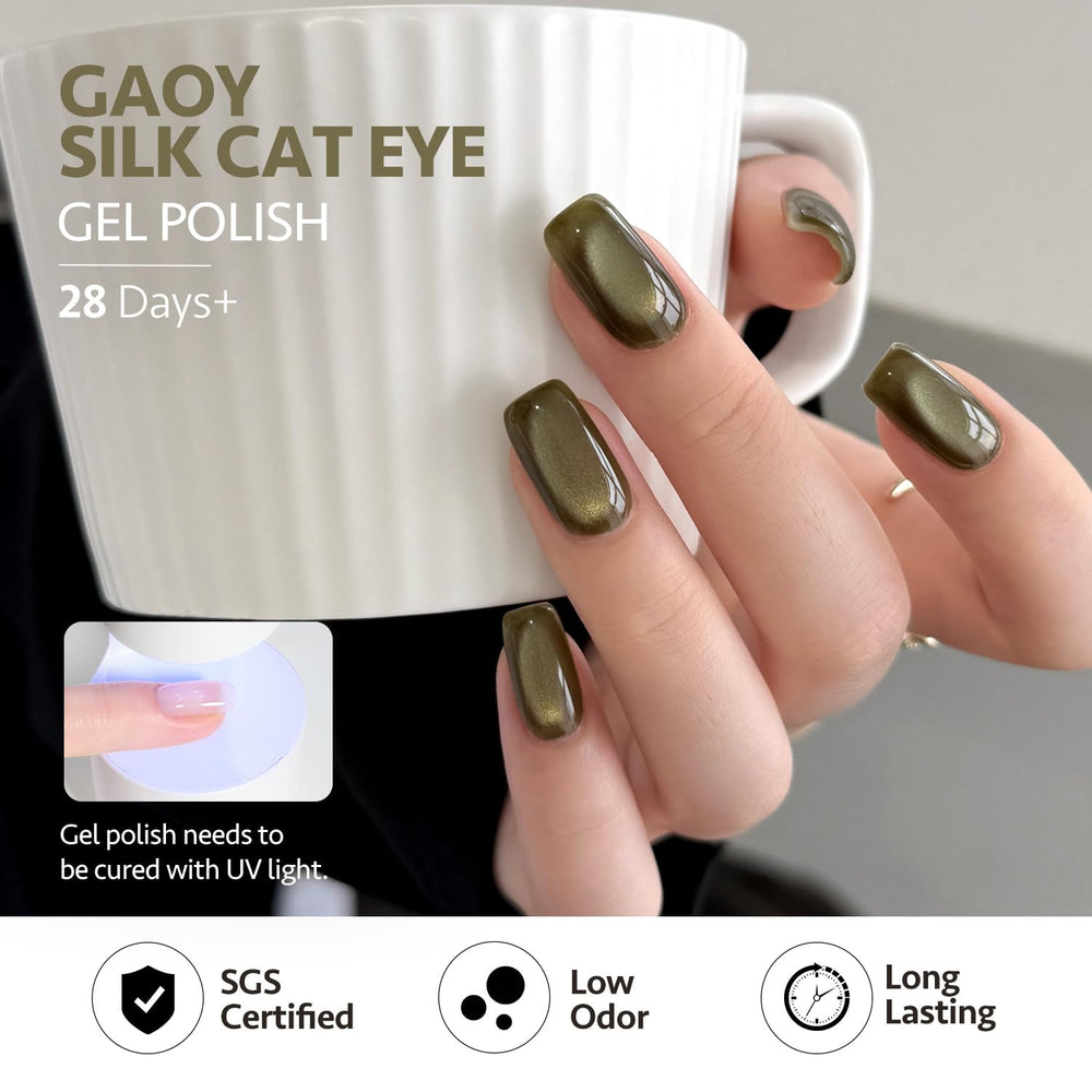 GAOY gel puede durar hasta 4 semanas con base y top coat